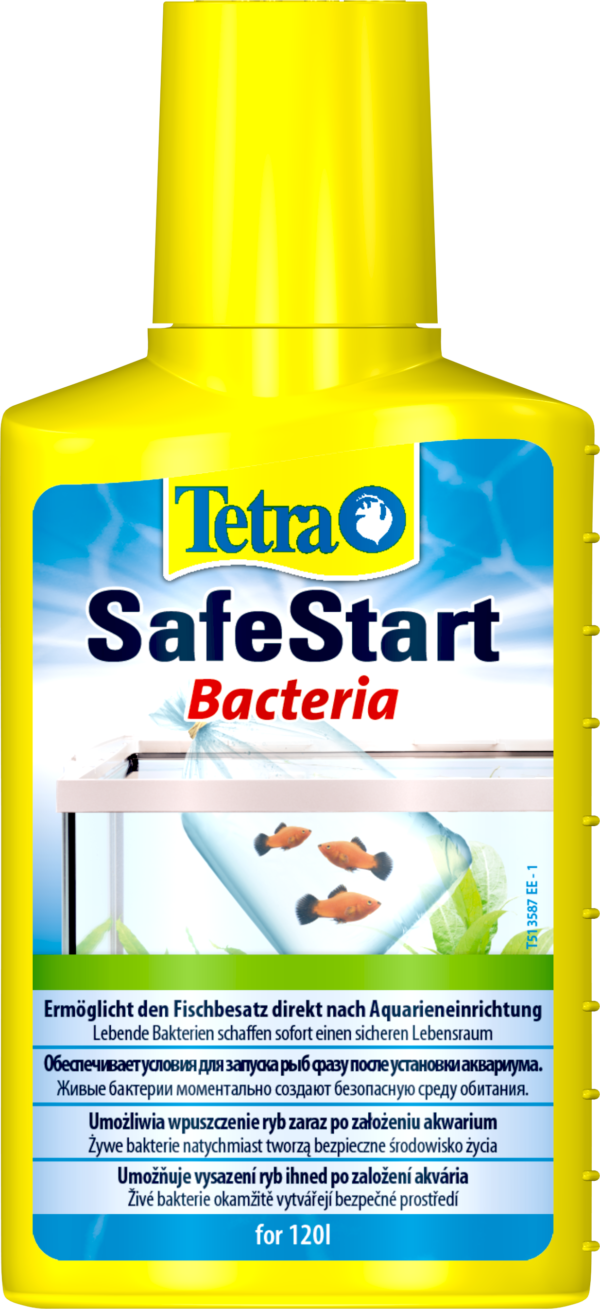 Засіб Tetra SafeStart для негайного запуску риб в новий акваріум, 100 мл на 120 л