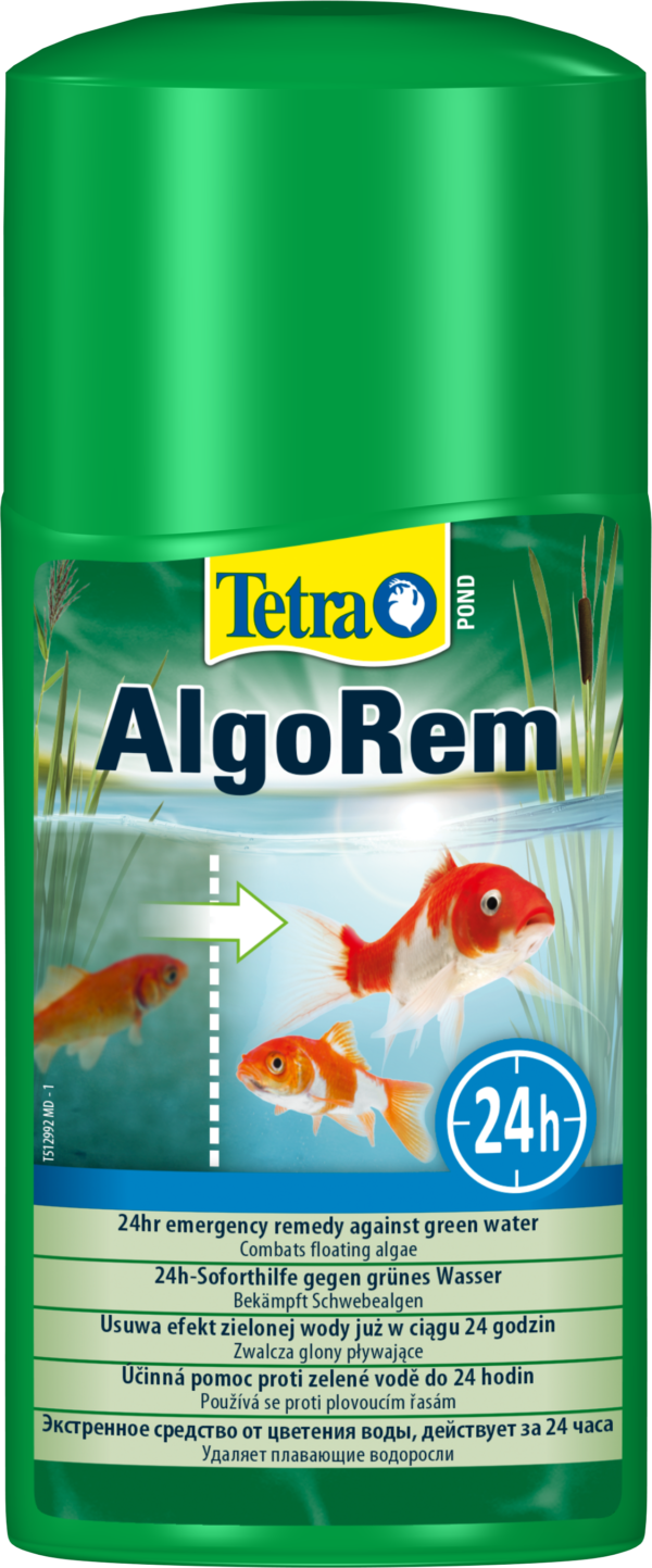 Засіб Tetra Pond AlgoRem для боротьби з каламутною зеленою водою у ставку - Image 3