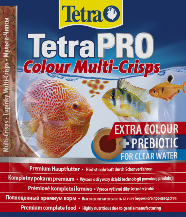 Корм Tetra PRO Colour Multi-Crisps для акваріумних риб для яскравого забарвлення