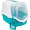 Туалет Trixie Vico Open Top для котів закритий з фільтром та лопаткою, 40х40х56 см - Image 3