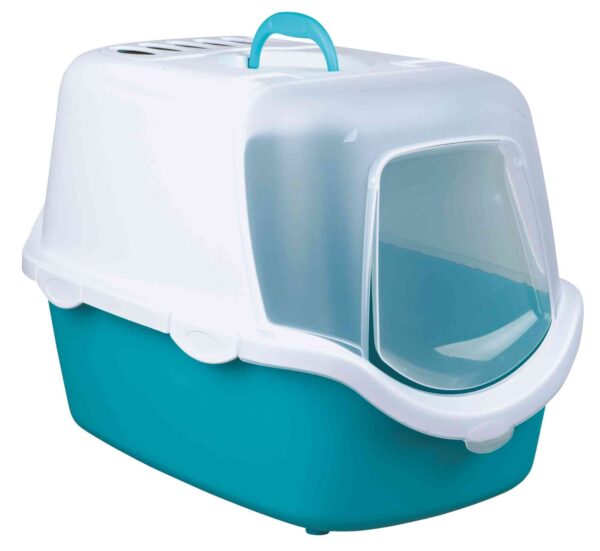 Туалет Trixie Vico Open Top для котів закритий з фільтром та лопаткою, 40х40х56 см