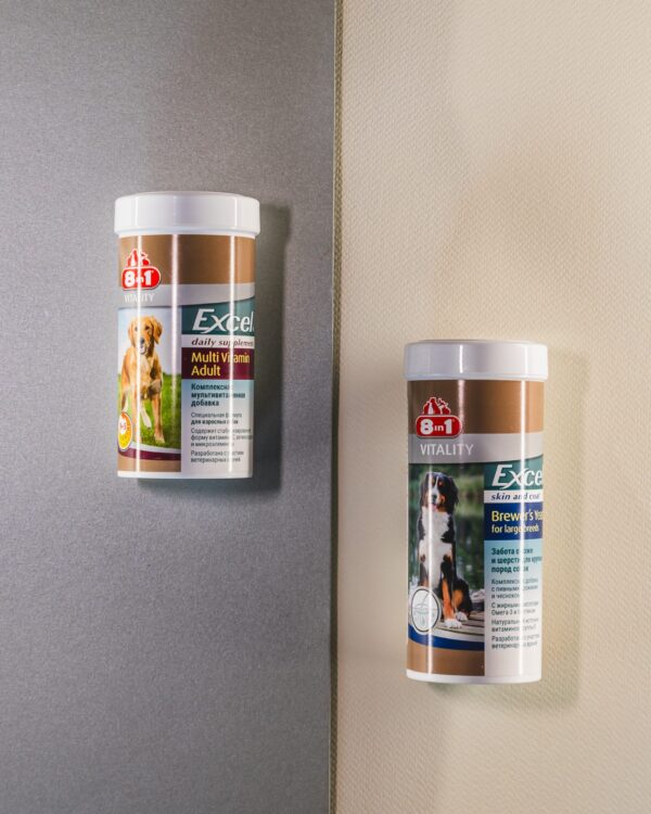 Вітаміни 8in1 Excel «Brewers Yeast Large Breed» для собак великих порід, пивні дріжджі з часником, 80 шт (для шкіри та шерсті) - Image 5