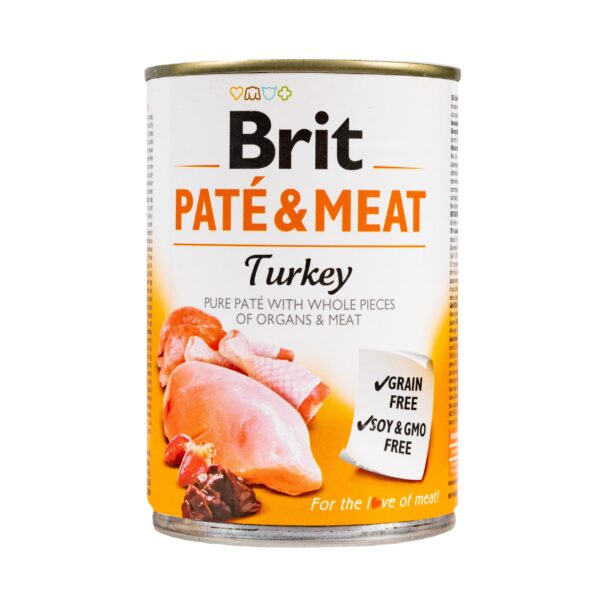 Вологий корм Brit Care Pate & Meat для собак з індичкою, 400 г
