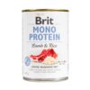 Вологий корм Brit Mono Protein Lamb & Rice для собак з ягнятиною та рисом, 400 г