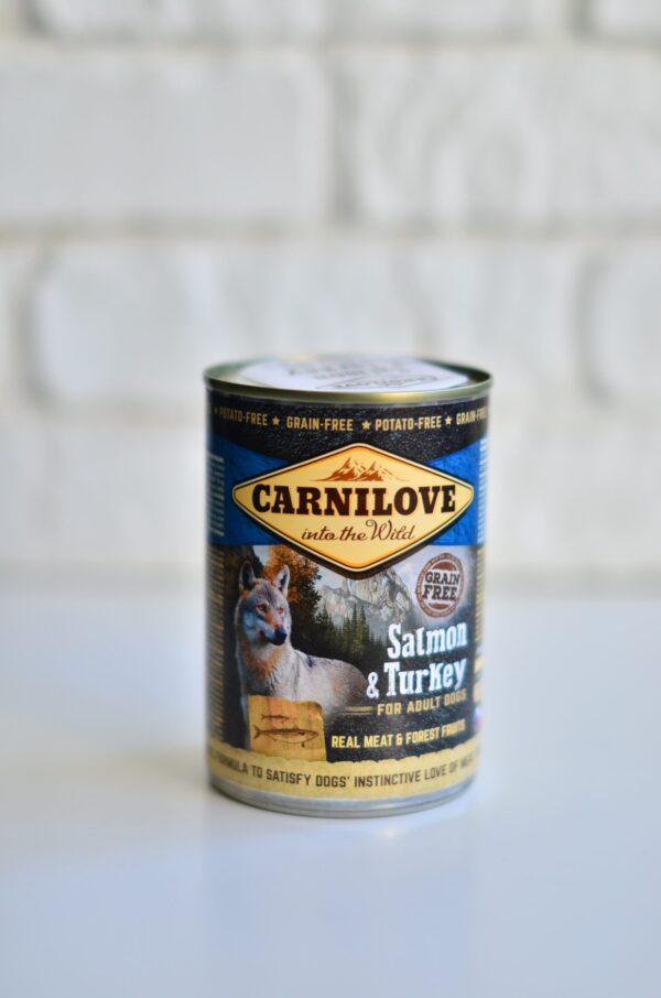 Вологий корм Carnilove Salmon & Turkey для собак, лосось та індичка, 400 г - Image 6