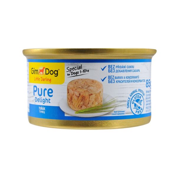Вологий корм GimDog LD Pure Delight для собак мініатюрних порід, тунець, 85 г - Image 3