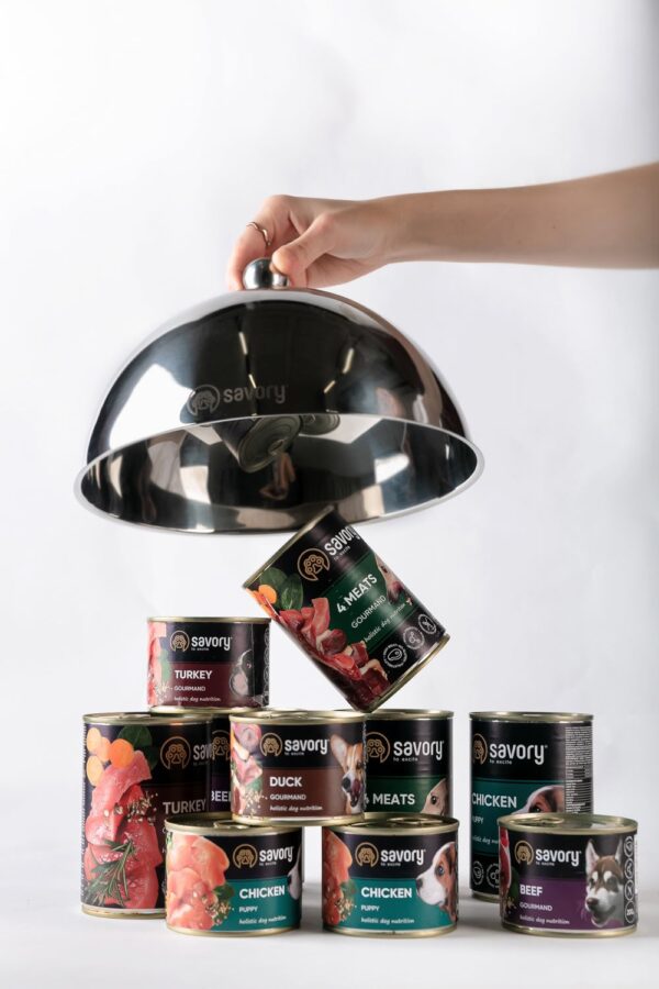 Вологий корм Savory для дорослих собак усіх порід, з качкою - Image 4