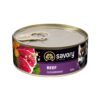 Вологий корм Savory для дорослих собак усіх порід, з яловичиною