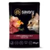 Вологий корм Savory для кошенят, ягня з гарбузом у желе, пауч, 85 г