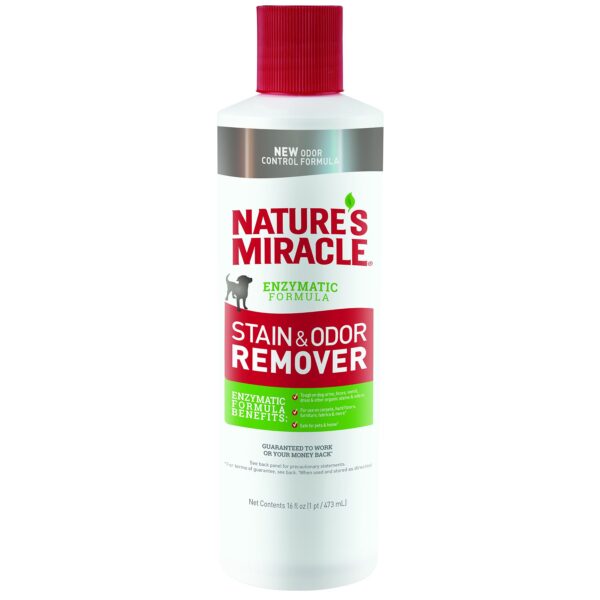 Засіб 8in1 NM Dog Stain&Odor Remover Pour для собак усунення плям та запахів, 473 мл