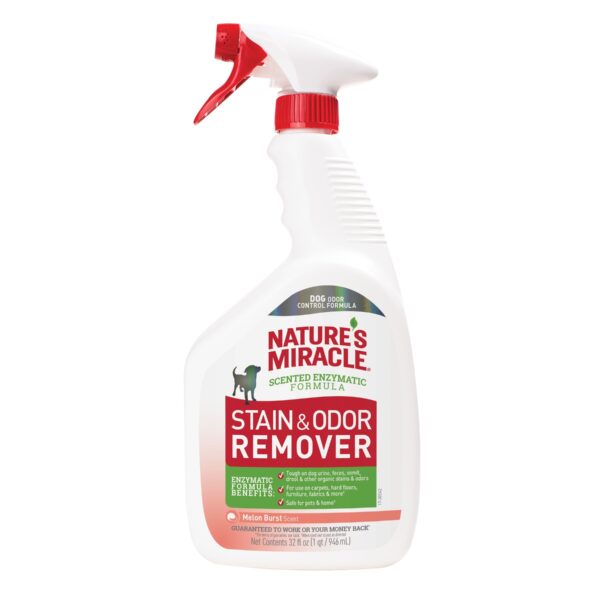 Спрей 8in1 NM Dog Stain&Odor Remover Spray Melon для усунення плям та запахів з ароматом дині, 946 мл