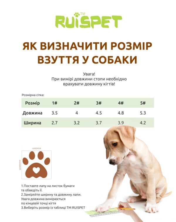 Черевики Ruispet для малих порід собак, з утепленням - Image 5