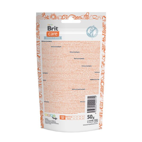 Функціональні ласощі для котів Brit Care Cat Snack Digestion з тунцем, 50 г - Image 3