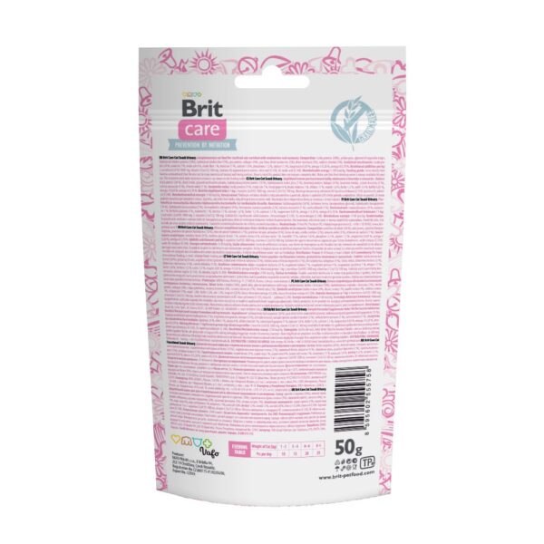 Функціональні ласощі для котів Brit Care Cat Snack Urinary з індичкою, 50 г - Image 3