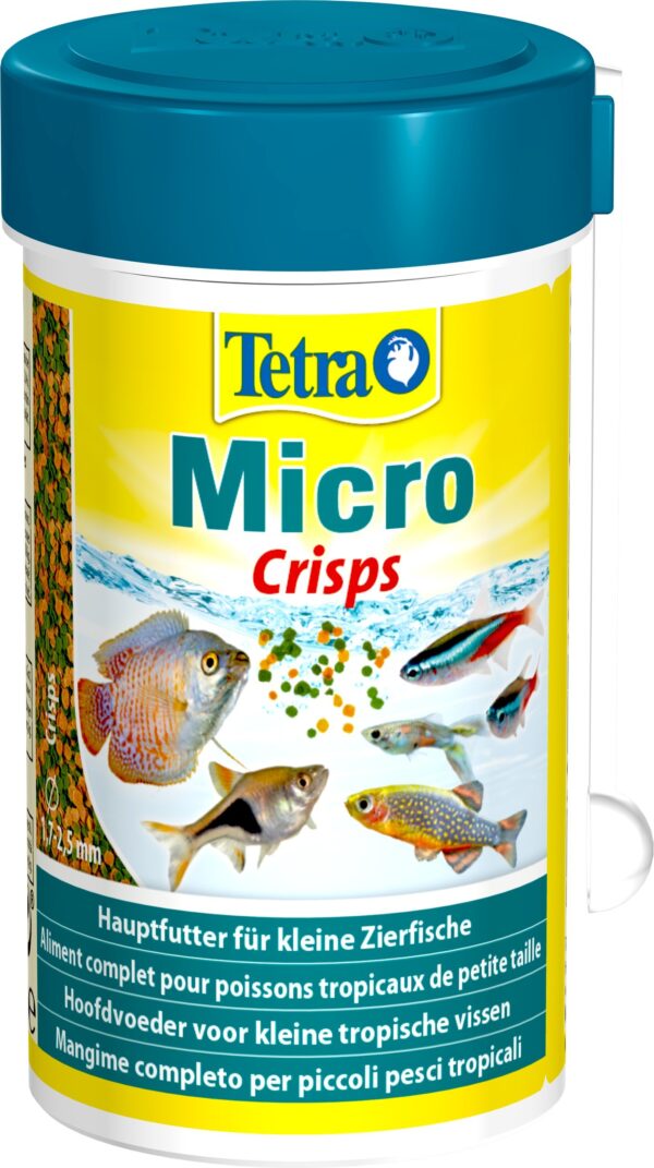 Корм Tetra Micro Crisps для акваріумних дрібних рибок, 100 мл (мікрочіпси) - Image 5