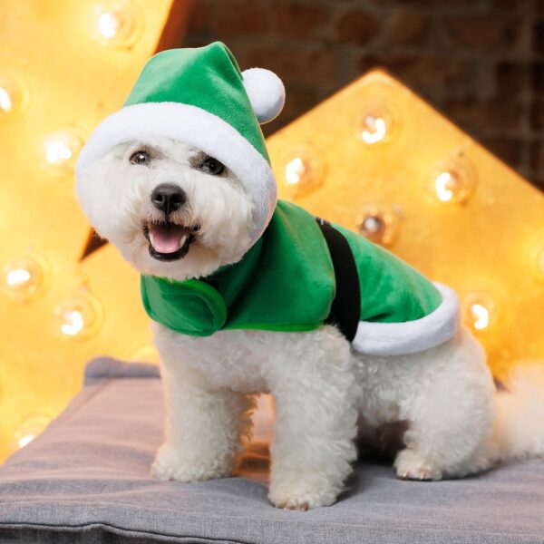 Попона Pet Fashion "Santa" для собак, зелена - Image 6