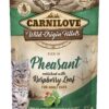 Вологий корм Carnilove cat pouch для котів, з фазаном і листям малини, 85 г