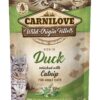 Вологий корм Carnilove cat pouch для котів, з качкою і котячою м'ятою, 85 г