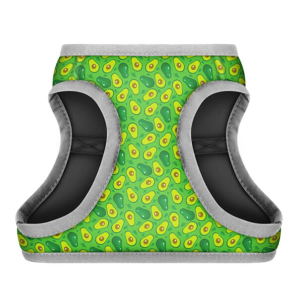 Шлея для собак м'яка WAUDOG Clothes з QR паспортом малюнок "Авокадо" - Image 12