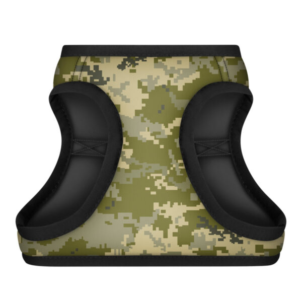 Шлея для собак м'яка WAUDOG Clothes з QR паспортом "Мілітарі" - Image 2