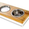 Три миски на підставці для котів Lunch Bar Wood ДЛЯ КОТИКІВ - Image 10