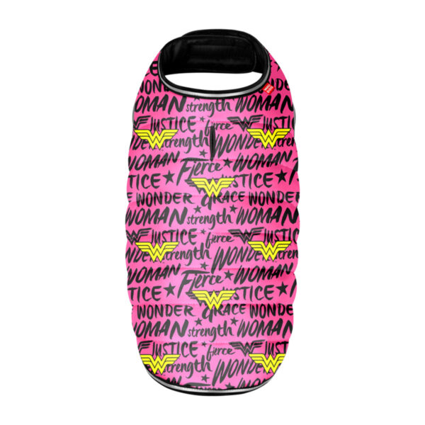 Курточка-накидка для собак WAUDOG Clothes малюнок "Диво-жінка в рожевому" - Image 3