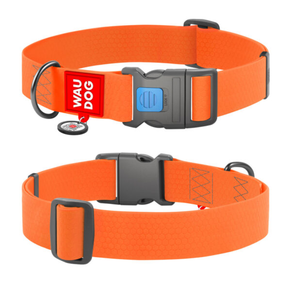 Нашийник для собак водостійкий WAUDOG Waterproof з QR паспортом - пластиковий фастекс - Image 5