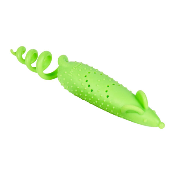 Іграшка для котів Мишка гумова GiGwi Refillable Catnip, гума, 16,5 см - Image 3