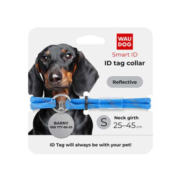 Шнурок для адресника з паракорду WAUDOG Smart ID світловідбиваючий - Image 10