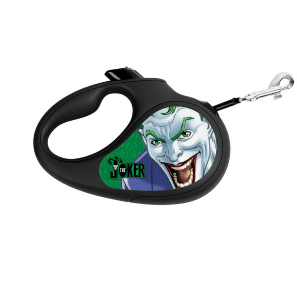 Повідець-рулетка для собак WAUDOG R-leash малюнок "Джокер Зелений"