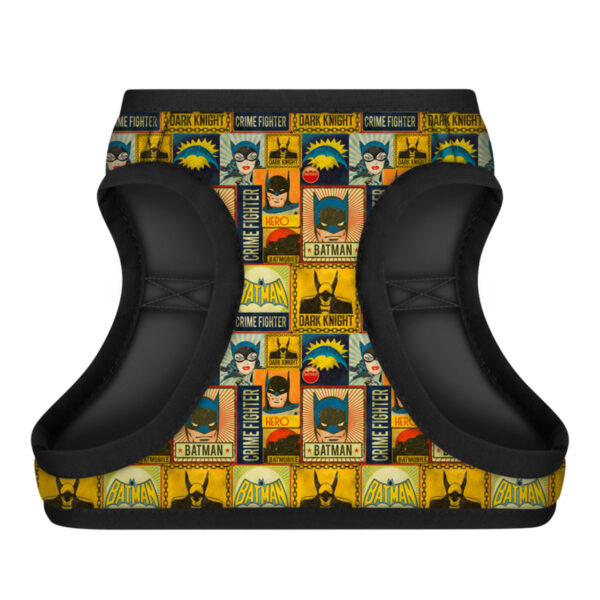 Шлея для собак м'яка WAUDOG Clothes з QR паспортом малюнок "Бетмен вінтаж" - Image 4