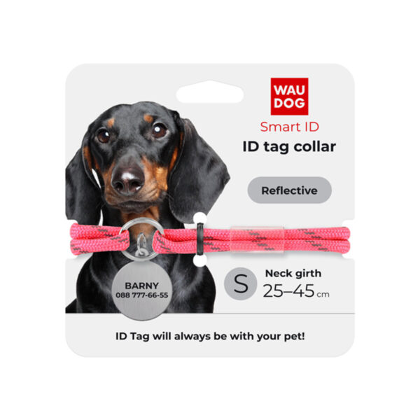 Шнурок для адресника з паракорду WAUDOG Smart ID світловідбиваючий - Image 6