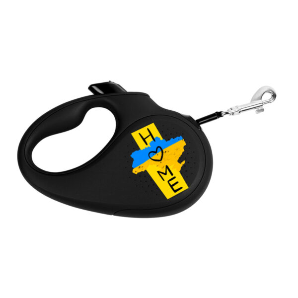 Повідець-рулетка для собак WAUDOG R-leash малюнок "Дім"