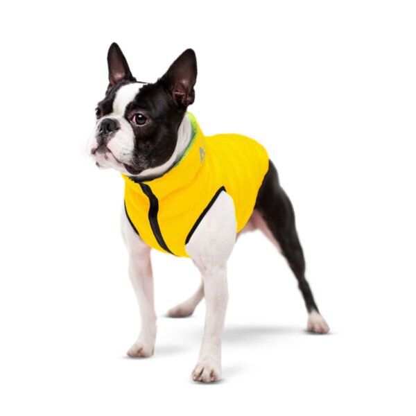 Курточка для собак AiryVest двостороння, салатово-жовтий - Image 6