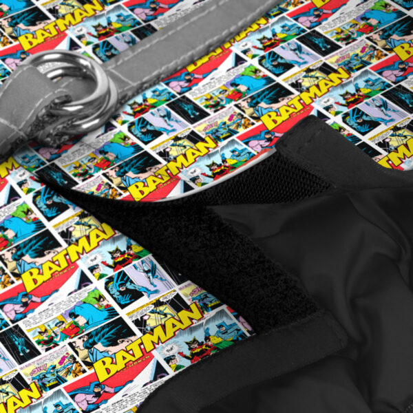 Шлея для собак м'яка WAUDOG Clothes з QR паспортом малюнок "Бетмен комікс" - Image 11
