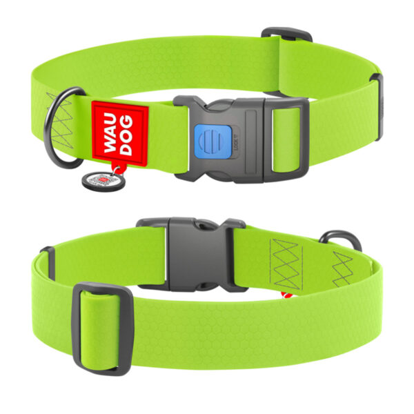 Нашийник для собак водостійкий WAUDOG Waterproof з QR паспортом - пластиковий фастекс - Image 11