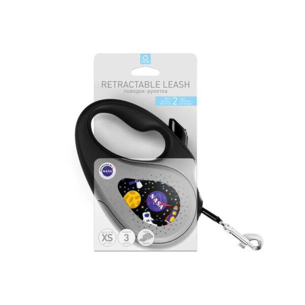 Повідець-рулетка для собак WAUDOG R-leash малюнок "NASA" - Image 4