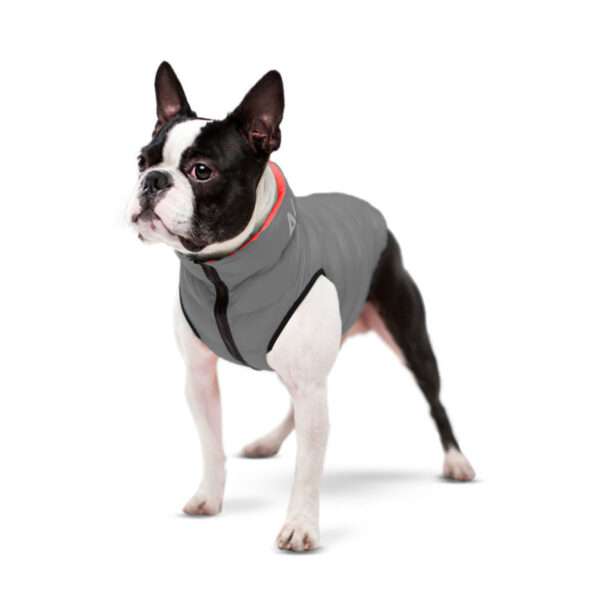 Курточка для собак AiryVest двостороння, коралово-сірий - Image 24