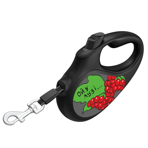 Повідець-рулетка для собак WAUDOG R-leash малюнок "Калина" - Image 2
