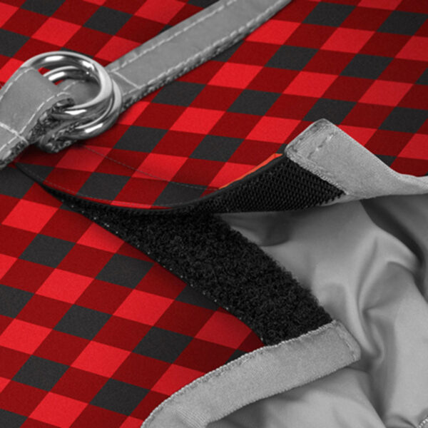 Шлея для собак м'яка WAUDOG Clothes з QR паспортом малюнок "Шотландка червона" - Image 16