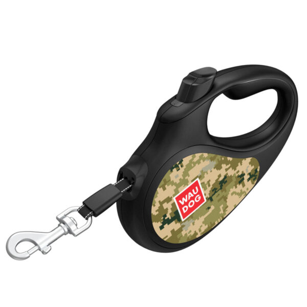Повідець-рулетка для собак WAUDOG R-leash малюнок "Мілітарі" - Image 12