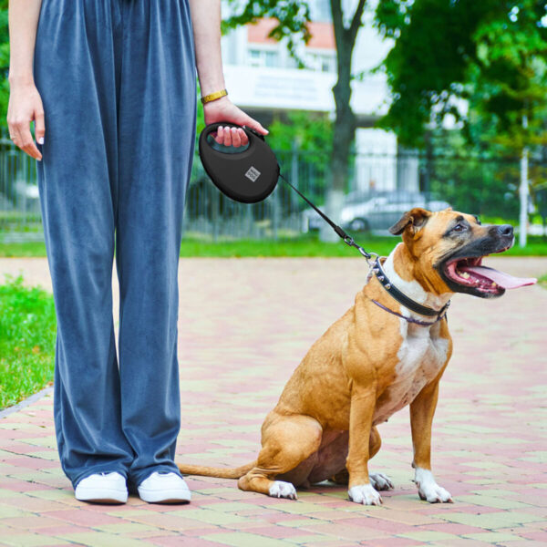 Повідець-рулетка для собак WAUDOG R-leash з контейнером для пакетів світловідбивна стрічка - Image 47