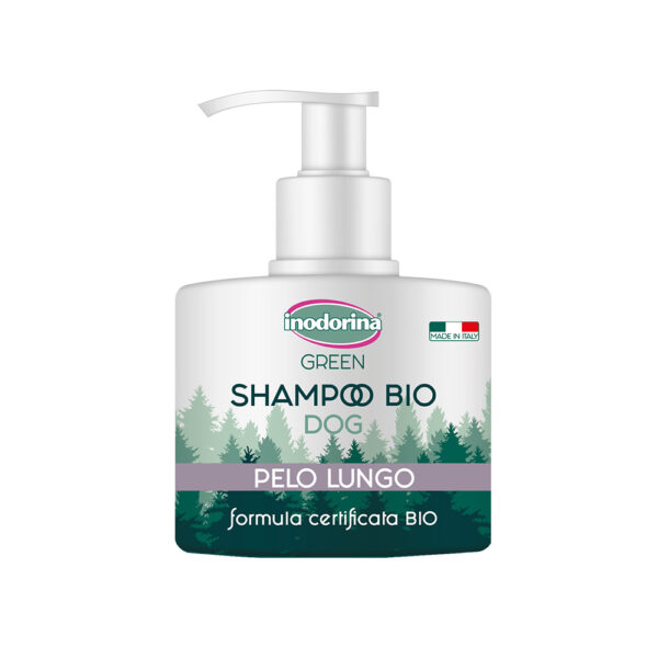 Inodorina Dog shampoo pelo lungo органічний шампунь для довгошерстих собак 250 мл