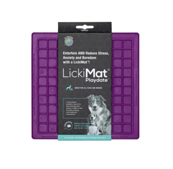 LickiMat Playdate Килимок для ласощів фіолетовий