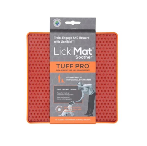 LickiMat Pro Soother orange Килимок для ласощів помаранчевий