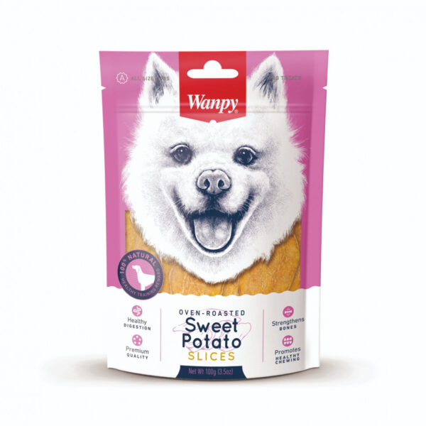 Wanpy Sweet Potato Slices - Запечені слайси з батату, 100 г